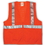 Tingley V70639 Job Sight Class 2 Zip-Up Mesh Vest, Orange, Price/Each