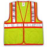 Tingley V70642 Job Sight Class 2 Two-Tone Mesh Vest, Yellow
