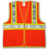 Tingley V70649 Job Sight Class 2 Two-Tone Mesh Vest, Orange