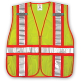 Tingley V70832 Job Sight Class 2 Adjustable Vest, Yellow