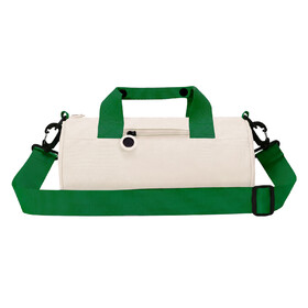 Muka Nylon Cylinder Duffle Bag, Small Barrel Gym Bag for Men Women