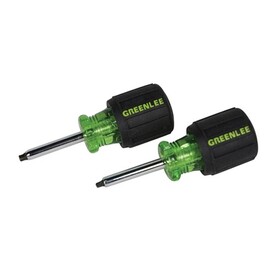 Greenlee 0353-02C 2-Piece Square-Recess Stubby Driver Set
