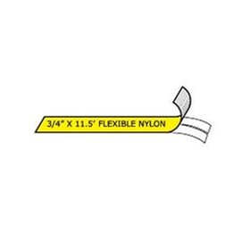 Flexible Nylon Yellow 3/4in x 11.5' for Rhino Labelers, 18491