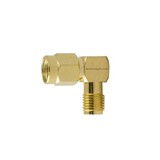 Steren Right Angle 90 SMA Male to Female Adapter, 200-866