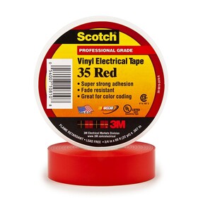 3M Scotch Vinyl Electrical Tape 35 - Red, 3M-35RD