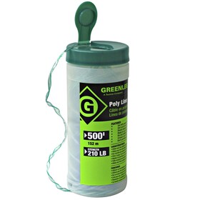 Greenlee 500' Poly Line in Mini Container, 430-500