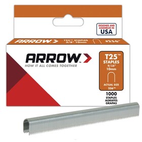 Arrow 9/16in T-25 Staples - Qty 1000