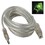 10' LED Male A to Male B USB Cable - Green, CC2209C-10GNL