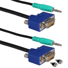 6' VGA Ext Cable W/Audio, CC388MA-06