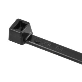 ACT 7in Black Cable Ties - Bag of 100, CT7BLK