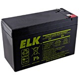Elk Products 12V, 8 Ah Lead Acid Battery, ELK-1280