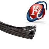 Techflex F6N0-75-100 TechFlex F6 Flexible Wire Wrap, Black - 3/4in x 100ft