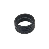 Bag of 100 F-Conn Color Rings - Black, FSCR-BL