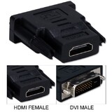 Male DVI to Female HDMI Adapter, HDVI-FM