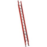 Louisville Ladder 28ft Fiberglass Ladder w/ V-Pole Grip & Hooks, LL-FE-3228-E03