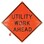 MDI Utility Work Ahead Traffic Sign - 36in, MDI-DCF04203