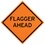MDI Traffic Control Products MDI-P2N-04095 MDI Non-Reflective Flagger Ahead Traffic Sign - 48in