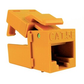 Platinum Tools CAT5 EZ-SnapJack Orange, PLA-705OR-1