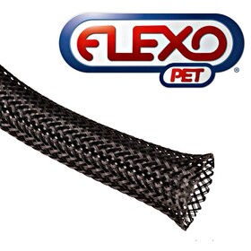Techflex PTN0-25-MS TechFlex Expandable Sleeving, Black - 1/4in x 200ft