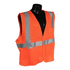 Radians Class 2 Safety Vest, Orange - 2XL
