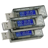 RMT RMT-V20-3PC USB 3-in-1 Voltage/Current/Capacity Meter 3-Pack