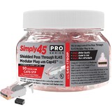 Simply45 S45-1750P Shielded Cat6/6a (external ground) - 50pc