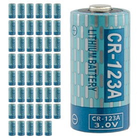 Tysonic CR123A 3.0V Lithium Ion Battery - Case of 48