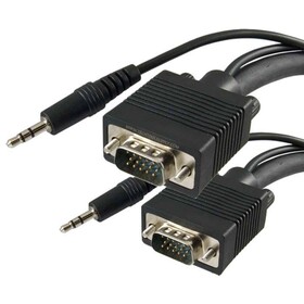 Vanco VGA Cable 25ft w/Audio, VAN-VGAA-25X