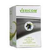 Vericom 1000ft Box CAT5e U/UTP Solid Riser CMR - Yellow, VER-MBW5U-01443