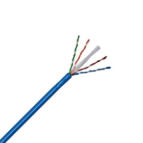 Vericom CAT6 U/UTP 550MHz Plenum Rated CMP Cable - 1000ft Blue