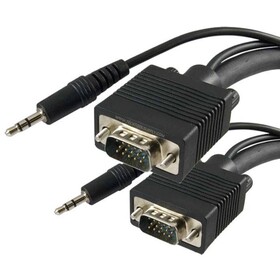 Vanco VGA Cable 100ft w/Audio, VGAA-100