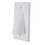Vanco Bulk Cable Wall Plate - White, WPBWWX