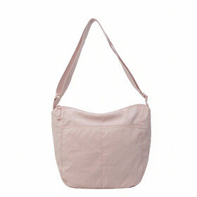Muka Nylon Crossbody Tote Bag, Lightweight Waterproof Shoulder Bag for School Daily Commute