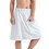 Men's Shower and Bath Towel Wrap Adjustable Buttons Closure on Waist