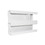 TrippNT White Wide Glove Box and Kimwipe Holder with Magnet Mount
