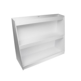 TrippNT White PVC Angled Triple Safety Shelf