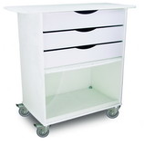 TrippNT Extra Wide Core Cart with White Drawers