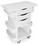 TrippNT 53369 Core DX Extended Top Cart with Sliding Door, White