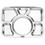 Aspire Custom Divided Dinner Tray Stainless Steel Laser-engraved, Snack Serving Plate with 6 Compartments
