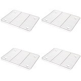 Aspire 4 Pack Cooling Rack, Stainless Steel Wire Baking Rack Set, Roasting Rack for Cooling Baking Cooking Drying
