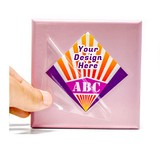 Muka 100 Pcs Custom UV Transfer 3D Stickers Personalized Logo Image for Plastic Metal Boxes DIY