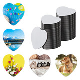 Aspire 50 PCS Sublimation Blank Cup Coasters, Neoprene Thick Drink Coasters for Heat Press DIY Crafts 3.93 Inch