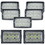 K&M 2558 John Deere/MacDon M Windrower LED Cab Light Kit, Price/EA
