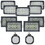 K&M 2559 Complete John Deere/MacDon M Windrower LED Light Kit, Price/EA