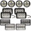 K&M 2637 Complete John Deere 9000(T) Series LED Light Kit