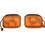 K&M 2747 John Deere 5000-7030 Series LED Amber Cab Corner Light Kit