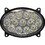 K&M 2805 Buhler/Versatile/John Deere 8020-9030T Series LED Oval Hood Light