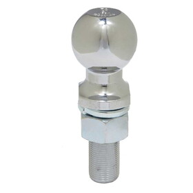 Ultra-Tow 32788 Chrome Hitch Ball 2-In. Ball - 1-In. Dia. X 2-3/4-In. L Shank - 10,000-Lb. Cap
