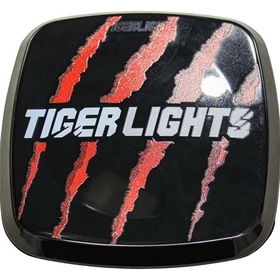 K&M 3526 4" Mojave Black Tiger Lights Lens Cover for ATV + UTV Racing Light - TLM4-LC