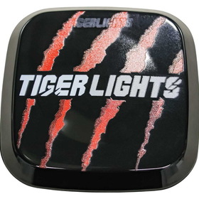 K&M 3527 3" Mojave Black Tiger Lights Lens Cover for ATV + UTV Racing Light - TLM3-LC